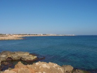 playa flamenca beach winter view